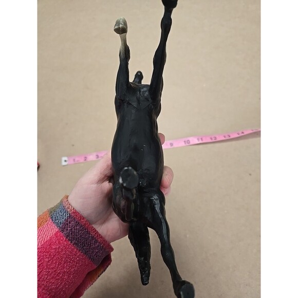 Vintage Breyer Black Horse Figurine Plastic Toy Stallion Statue Equestrian Decor - Picture 10 of 10